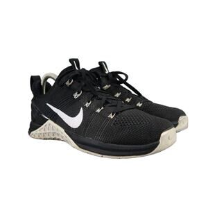 Nike Shoes Womens 7 Athletic Trainers Metcon Sneaker Gym Fitness Crossfit Black